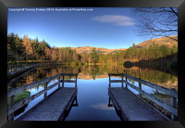 Glencoe Lochan, Scotland. Framed Print by Tommy Dickson