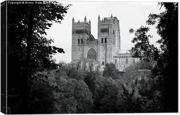 Durham Catherdral Canvas Print by Glenn Potts