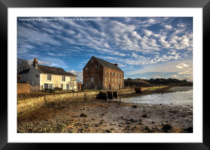 The Old Millhouse Framed Mounted Print by Wight Landscapes