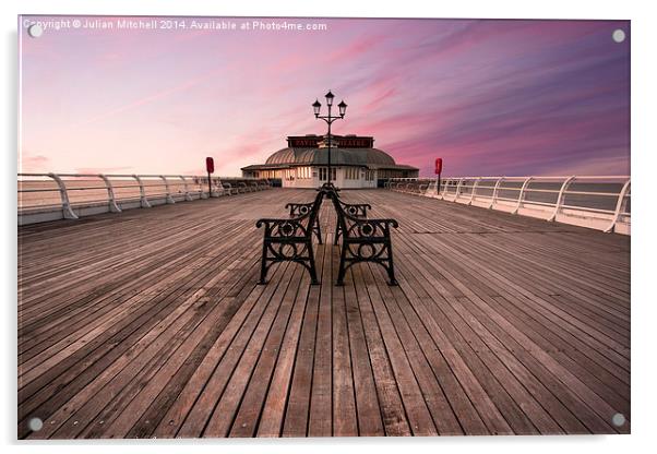 Cromer Pier Acrylic by Julian Mitchell
