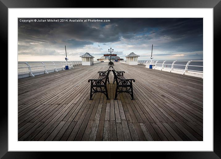Cromer Pier Framed Mounted Print by Julian Mitchell