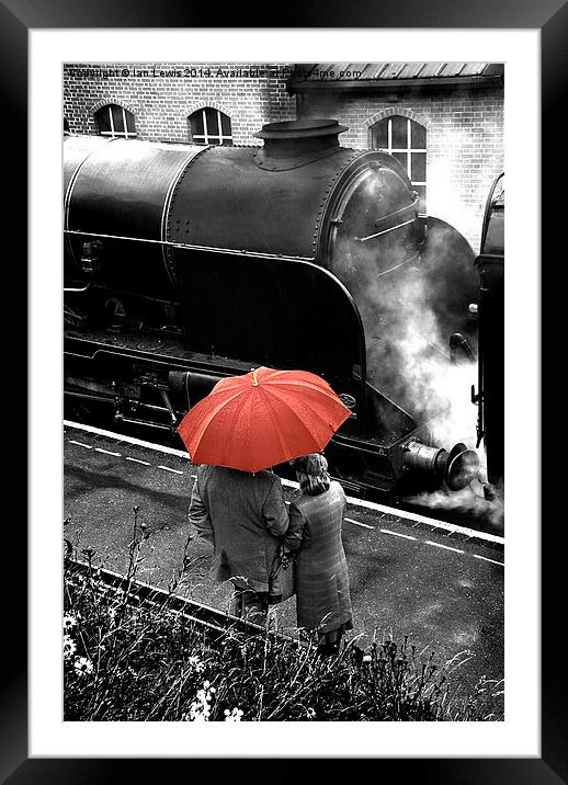 Brief Encounter Framed Mounted Print by Ian Lewis