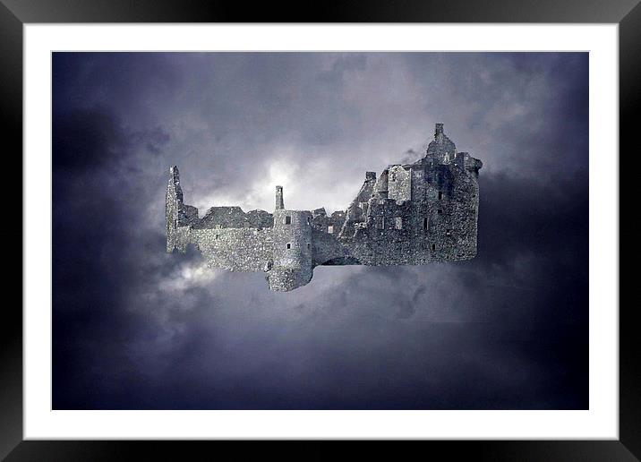 Castle in the Sky Framed Mounted Print by Matthew Lacey