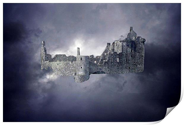 Castle in the Sky Print by Matthew Lacey