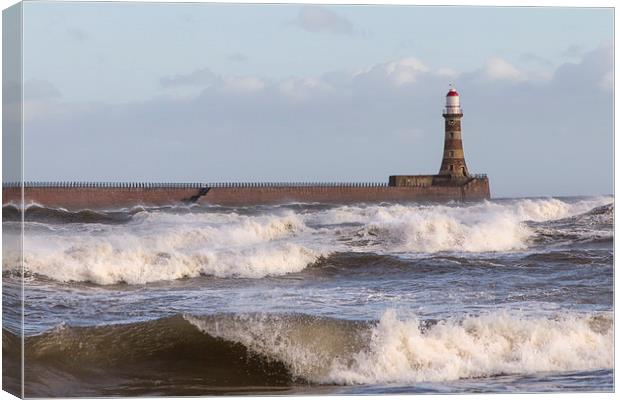 roker pier Canvas Print by Northeast Images