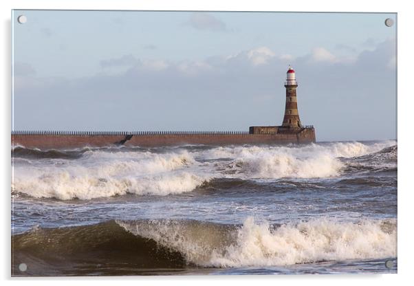 roker pier Acrylic by Northeast Images