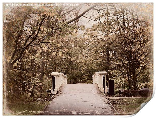 Bridge into Stanley Park Print by Jacqui Kilcoyne