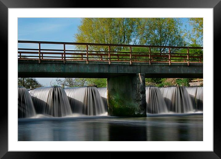 Three Falls Framed Mounted Print by Neil Pickin