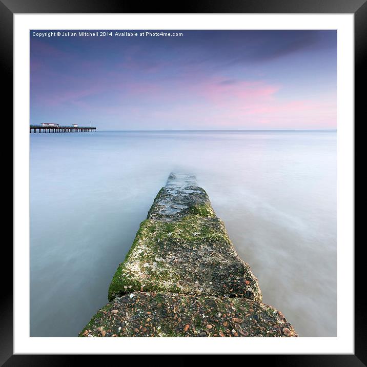 Towards the Horizon Framed Mounted Print by Julian Mitchell