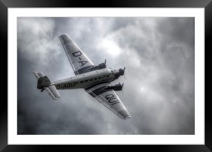 Junkers Ju52/3m Framed Mounted Print by Nigel Bangert