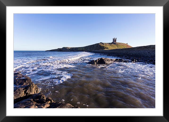 Dunstanburgh Castle Framed Mounted Print by Kevin Tate