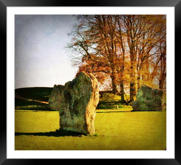 Avebury. Framed Mounted Print by Heather Goodwin