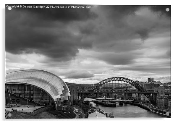 Newcastle Acrylic by George Davidson