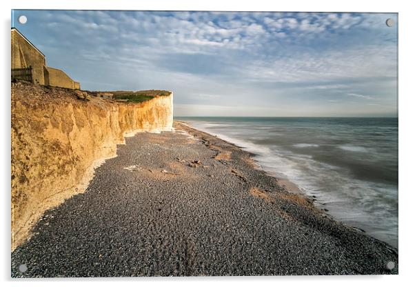 Birling Gap, Sussex Acrylic by sam moore
