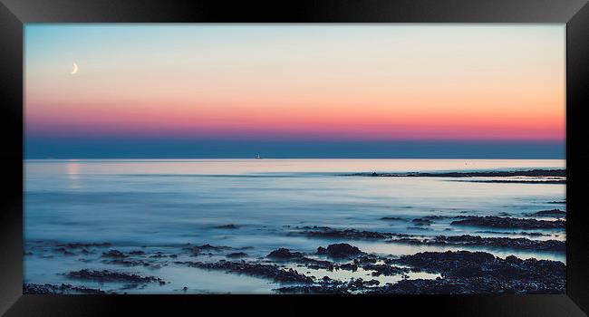 Tranquility on the South Coast Framed Print by sam moore