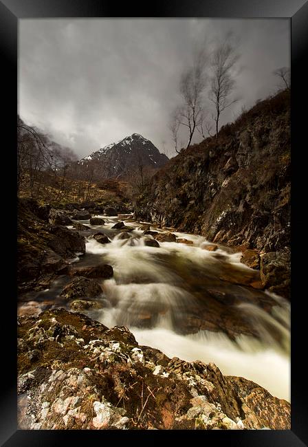 Etive River Framed Print by R K Photography