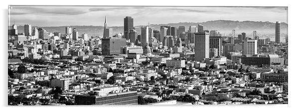 San Francisco Skyline Acrylic by sam moore