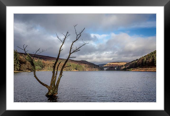 Derwent Reservoir - Peak District Framed Mounted Print by Andy McGarry