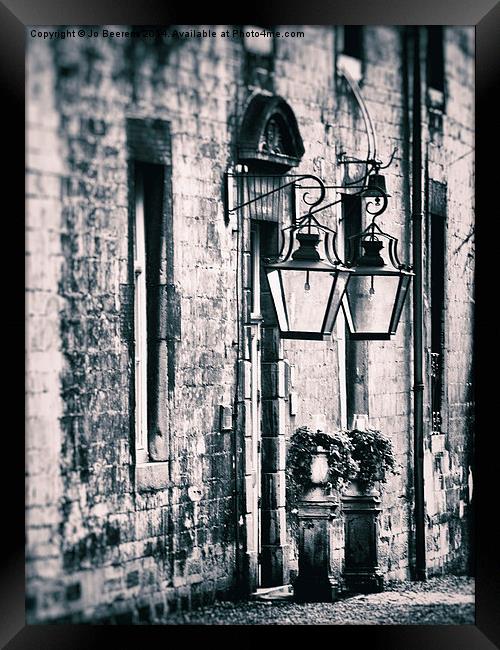 castle lamps Framed Print by Jo Beerens