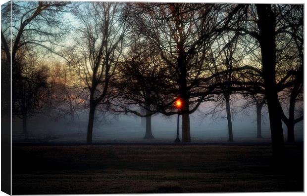 Morning Fog Canvas Print by William Battle