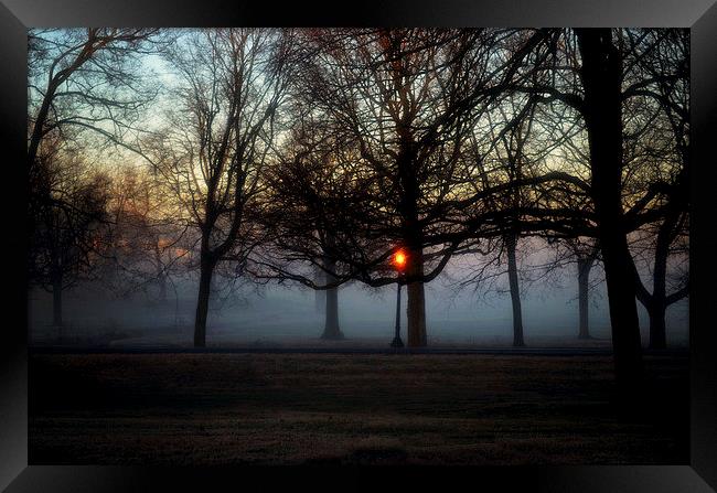 Morning Fog Framed Print by William Battle