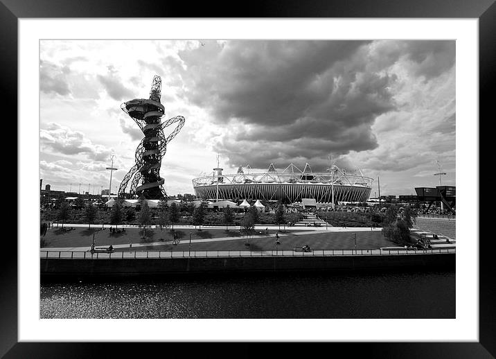 Olympic Park London 2012 Framed Mounted Print by Maggie Railton