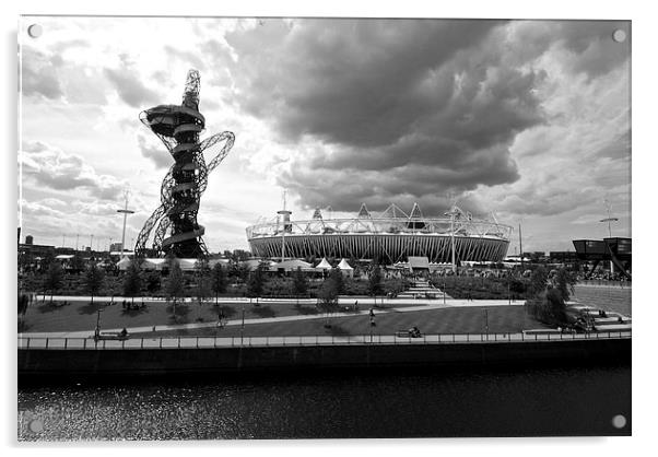 Olympic Park London 2012 Acrylic by Maggie Railton