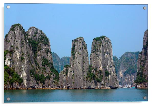 Ha Long Bay, Vietnam Acrylic by Geoffrey Higges