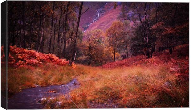 Autumn Lake District Landscape Canvas Print by Ceri Jones