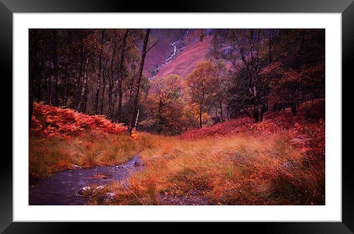 Autumn Lake District Landscape Framed Mounted Print by Ceri Jones