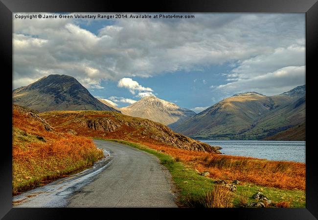 The Wasdale Road Framed Print by Jamie Green