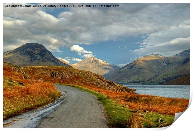 The Wasdale Road Print by Jamie Green