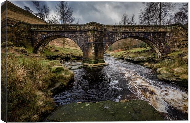 Slippery Stones - Peak District Canvas Print by Andy McGarry