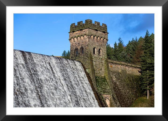 Derwent Dam - Ladybower Framed Mounted Print by Andy McGarry