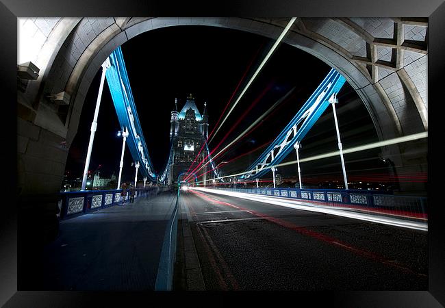 London By Night Framed Print by Chris Smith