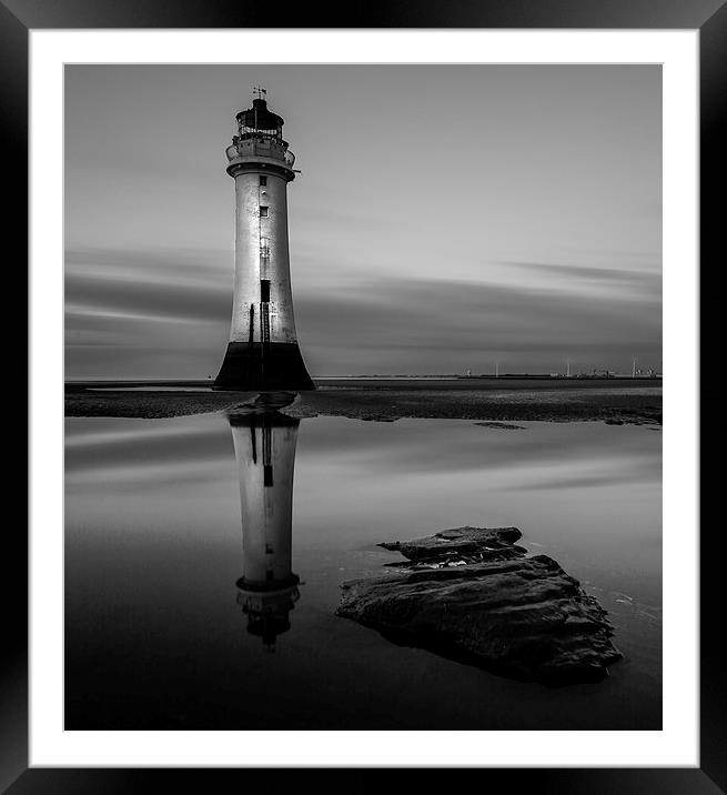 New Brighton Rock Framed Mounted Print by Jed Pearson
