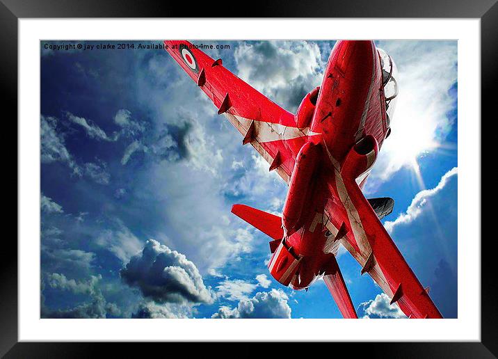 fly past Framed Mounted Print by jay clarke