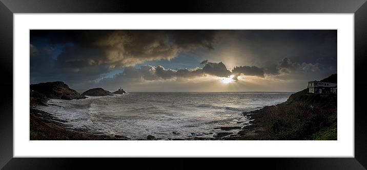 Bracelet Bay Dawn Framed Mounted Print by Creative Photography Wales