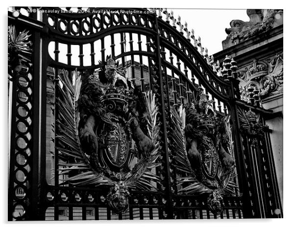 palace gates Acrylic by macaulay sanders