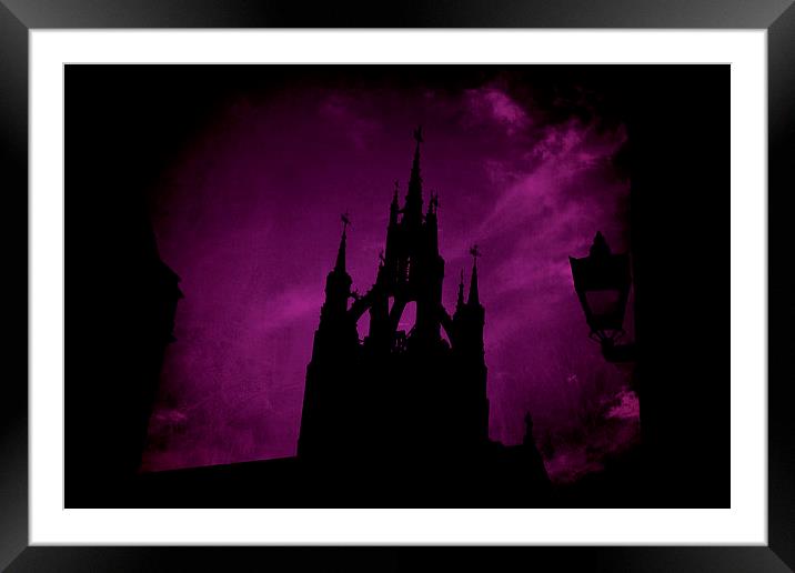 Purple Reign Framed Mounted Print by Adrian Bollans