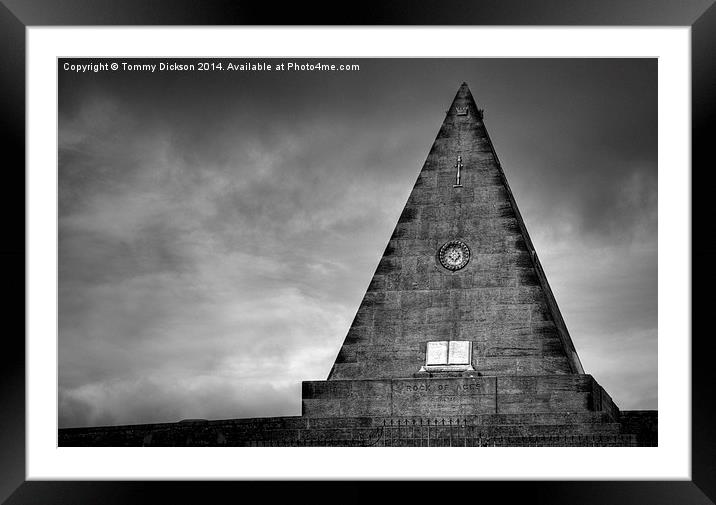 Mysterious Lair of the Star Pyramid Framed Mounted Print by Tommy Dickson