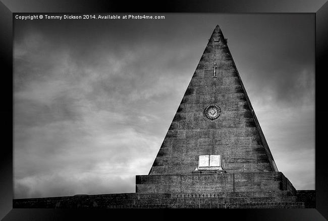 Mysterious Lair of the Star Pyramid Framed Print by Tommy Dickson