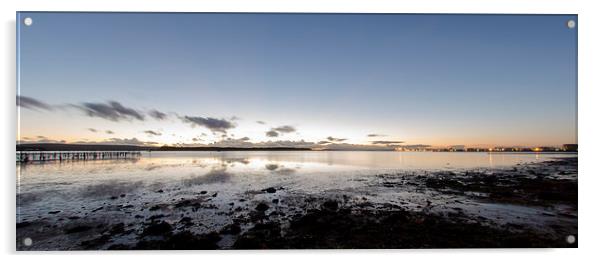 Poole Harbour through a fisheye lens Acrylic by Kelvin Futcher 2D Photography