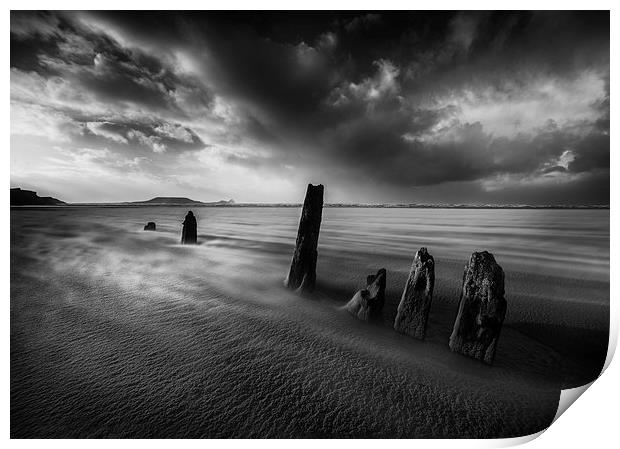 Helvetia Storm Print by Creative Photography Wales