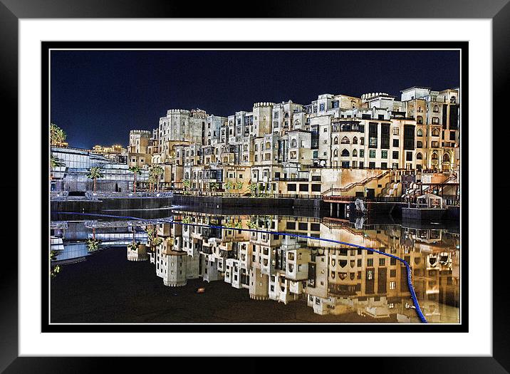 Reflection Framed Mounted Print by Art Magdaluyo