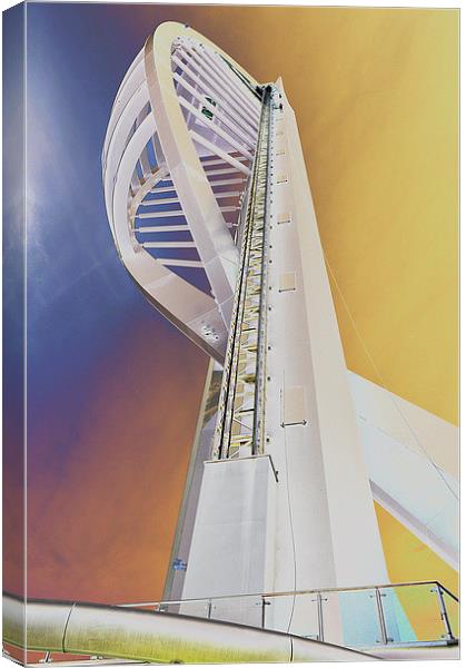 The Spinnaker Tower Canvas Print by michelle rook