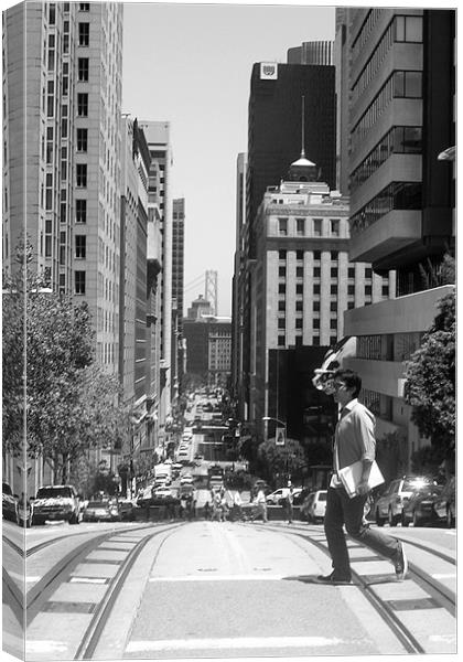 streets of San Francisco Canvas Print by Paul Hinchcliffe