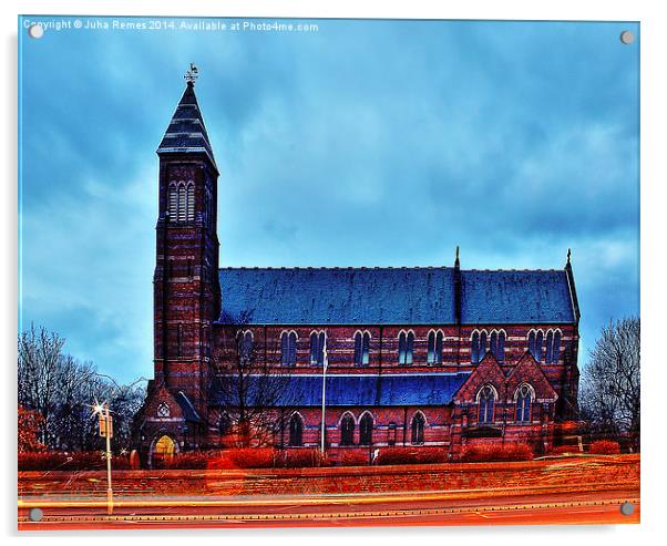 Saint Cross Church Acrylic by Juha Remes