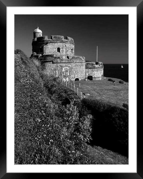 St Mawes Castle Framed Mounted Print by Darren Galpin