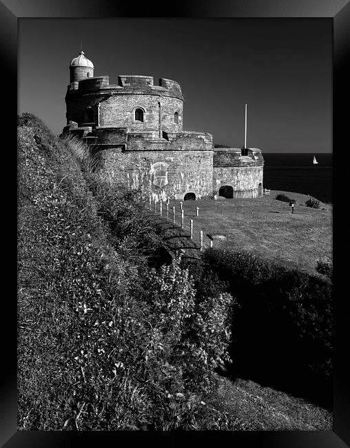 St Mawes Castle Framed Print by Darren Galpin